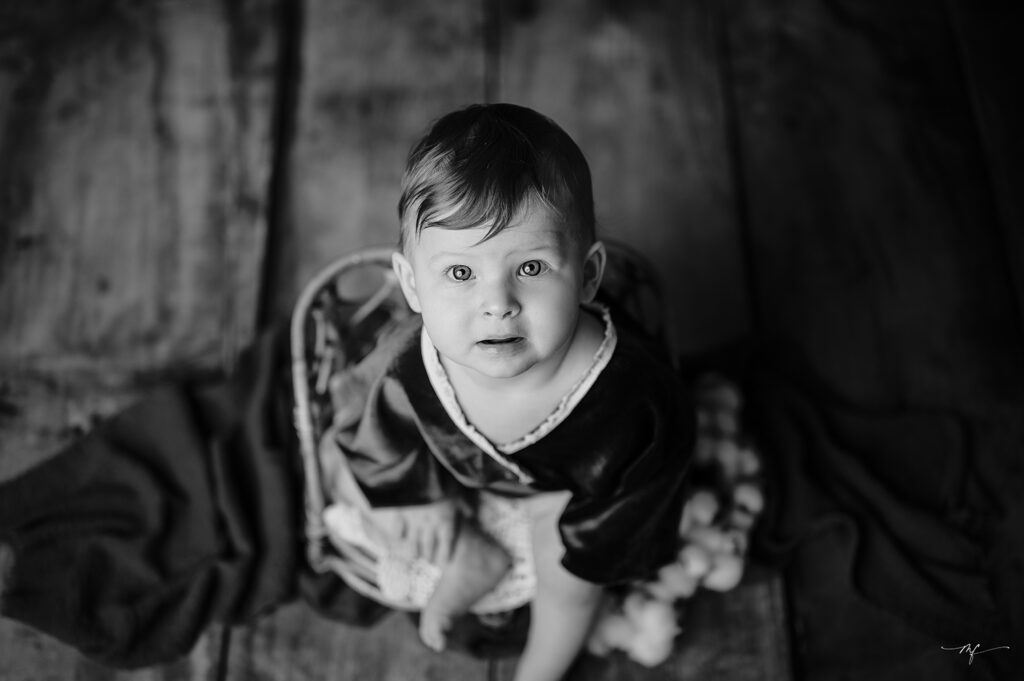 séance photo bébé en studio en Normandie près de Caen