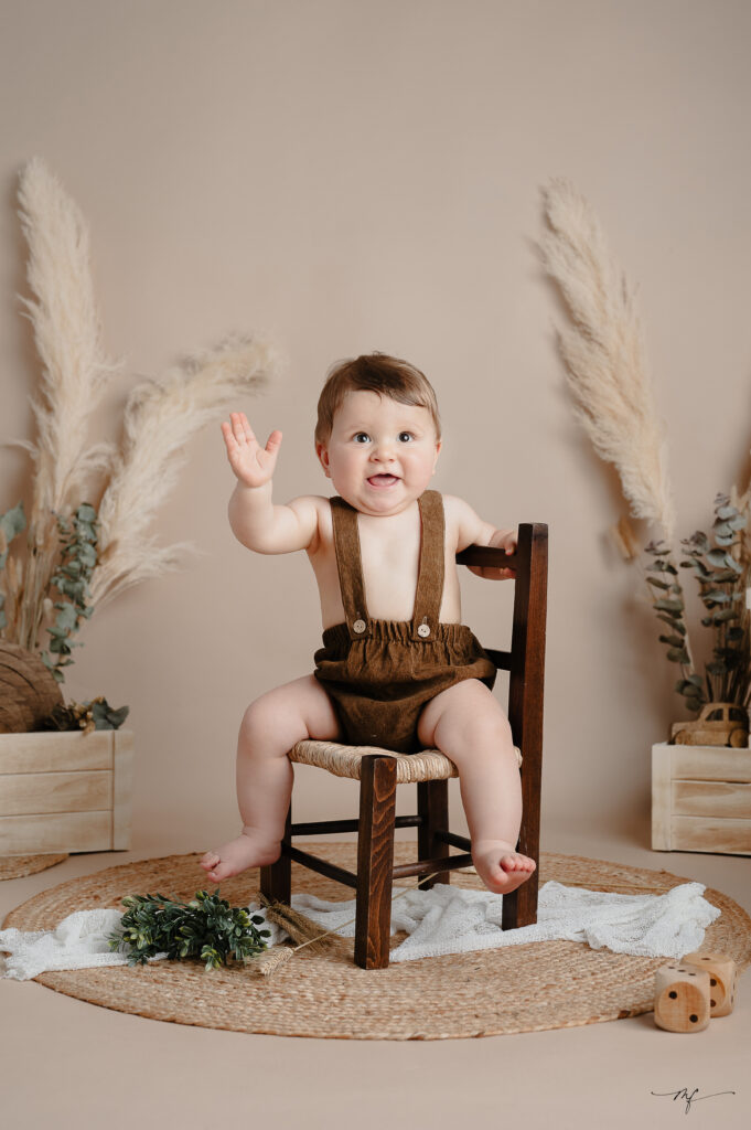 séance photo bébé en studio en Normandie près de Caen
