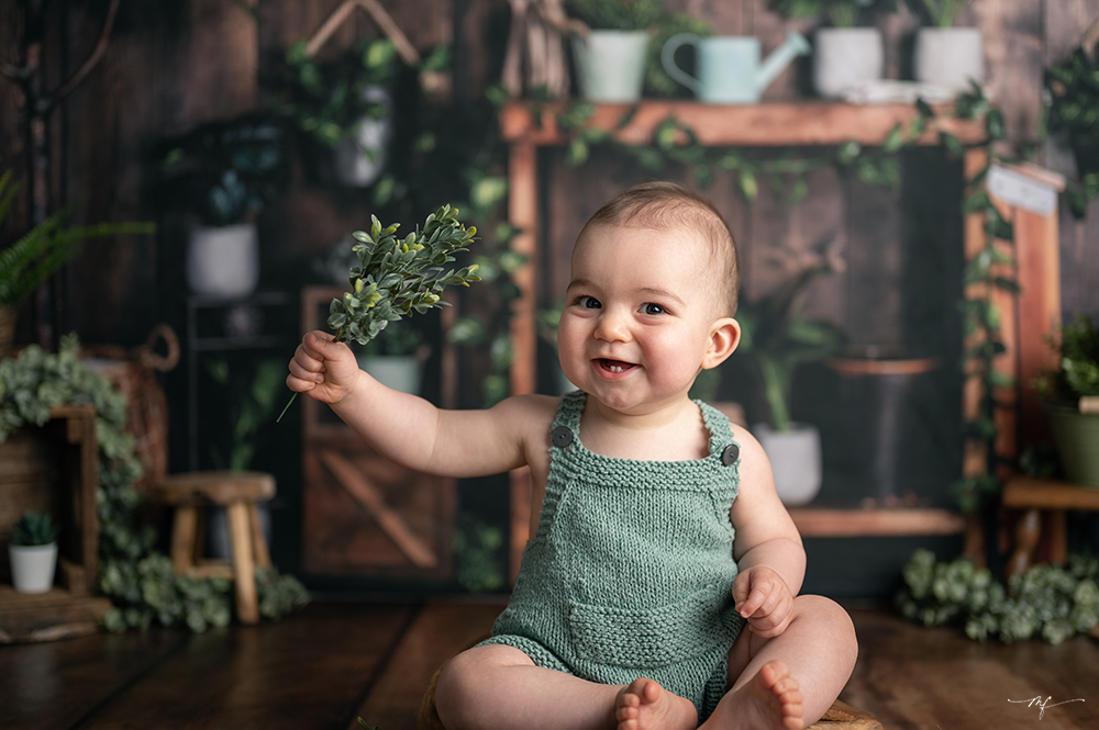 séance photo bébé en studio en Normandie près de Pont Audemer